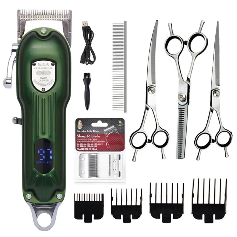 Pet Supplies Grooming Hours - Profesjonalna, w pełni metalowa, ładowalna maszynka