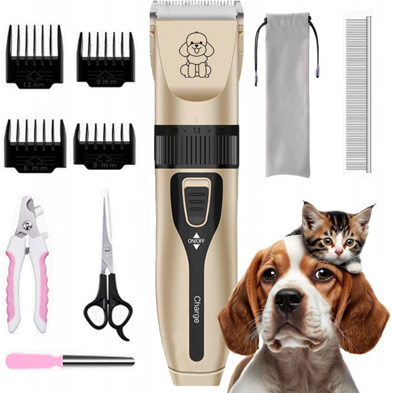 Pet Supplies Grooming Hours - Zestaw do strzyżenia sierści zwierząt, maszynka