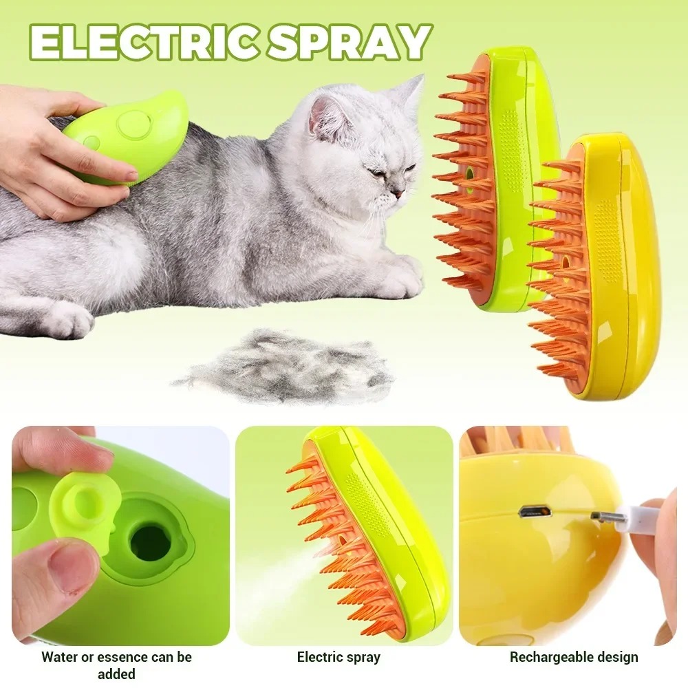 Szczotka parowa dla kota Elekt – Pet Supplies Grooming Hours recenzja i cena