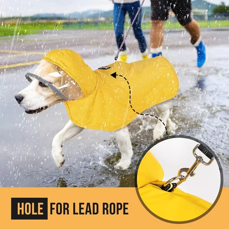 Wodoodporna kurtka dla psa z o – Dog Raincoat recenzja i cena