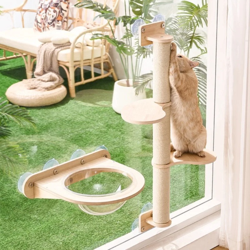 Kocia platforma okienna z drew – Cat Window Perch recenzja i cena