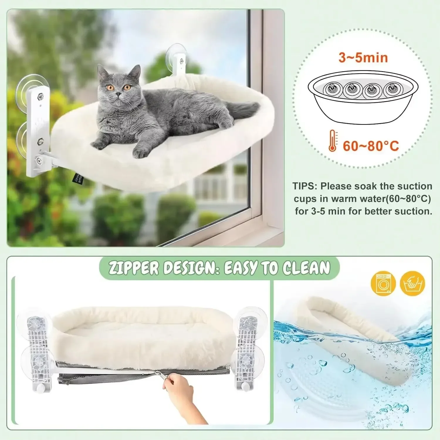 Hamak dla kota na okno, mocowa – Cat Window Perch recenzja i cena