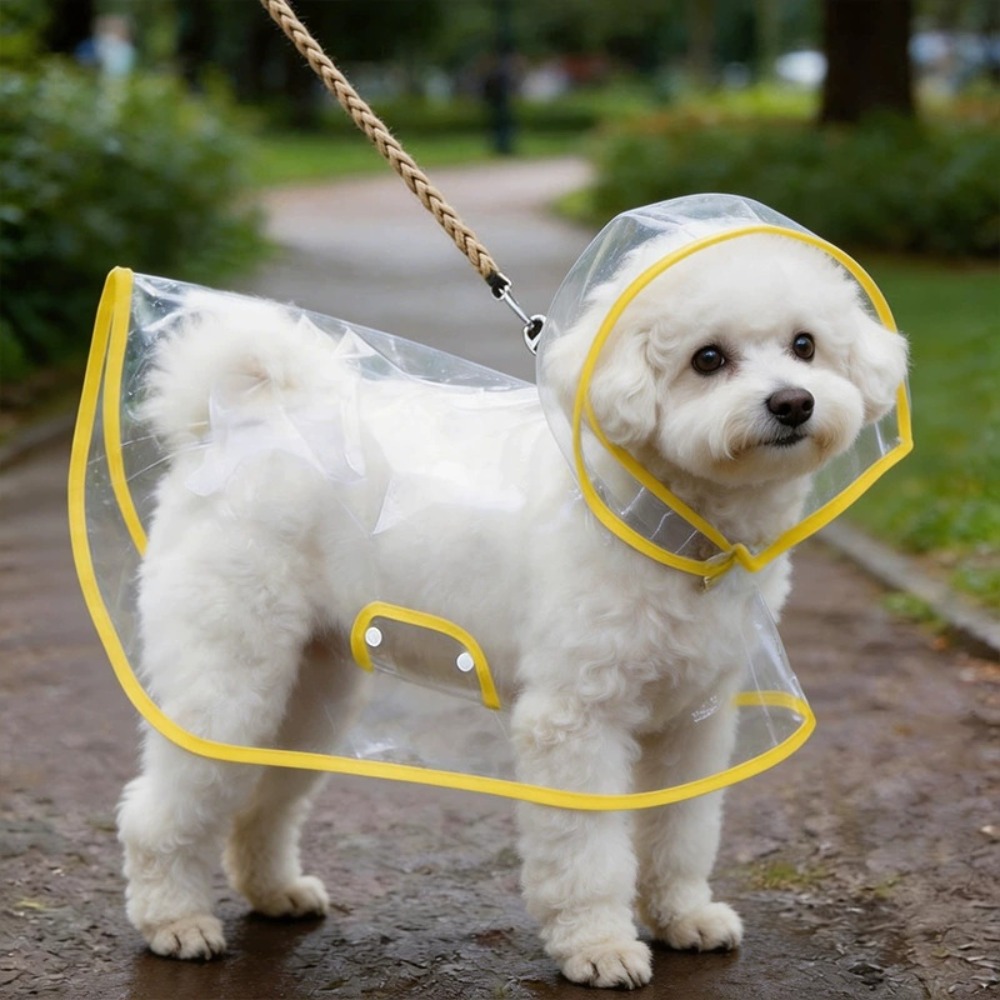 Przezroczysty płaszcz przeciwd – Dog Raincoat recenzja i cena