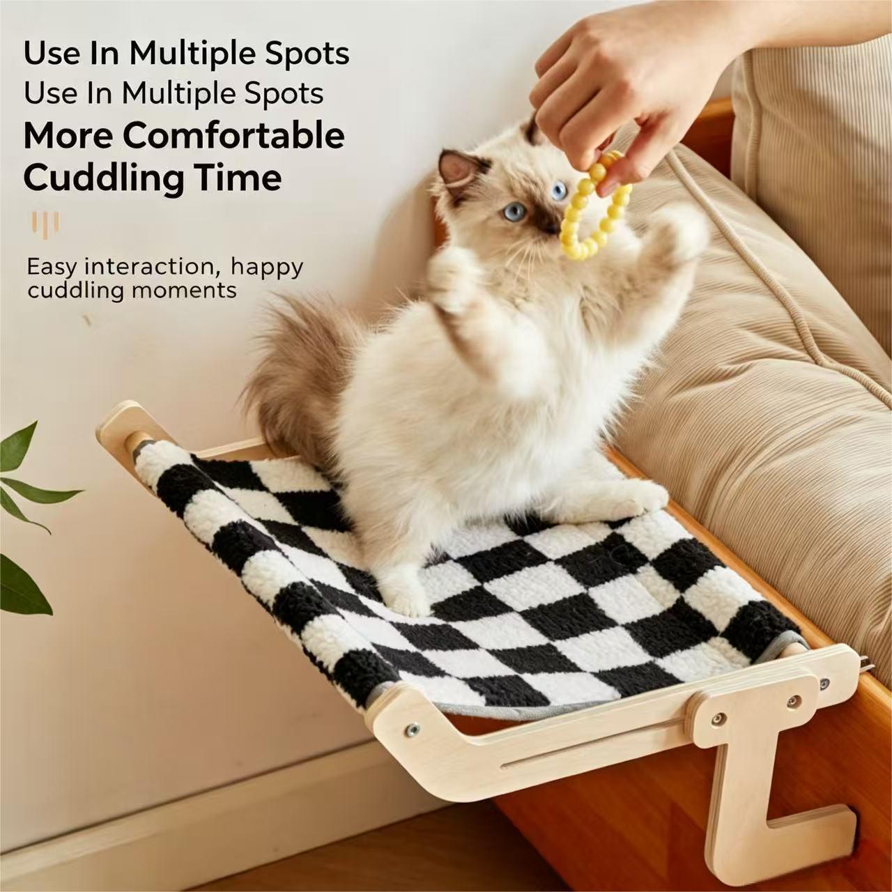 Regulowane drewniane legowisko – Cat Window Perch recenzja i cena
